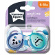 Tommee Tippee Anytime Soother Pack Of 2 (6-18 Months) Mix