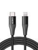 Anker Powerline+ II 3ft USB-C Cable With Lightning Connector-Black