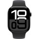Apple Watch Series 10 GPS + Cellular 42mm Jet Black Aluminium Case with Black Sport Band