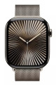 Apple Watch Series 10 GPS + Cellular 46MM Natural Titanium Case with Natural Milanese Loop (S/M)