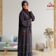 Line Stone Abaya in Chiffon fabric