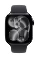 Apple Watch Series 11 GPS 46mm Jet Black Aluminium Case with Black Sport Band M/L