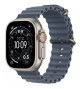 Apple Watch Ultra 3 GPS + Cellular 49mm Natural Titanium Case with Anchor Blue Ocean Band