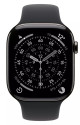 Apple Watch Series 11 GPS + Cellular 46mm Slate Titanium Case with Black Sport Band M/L