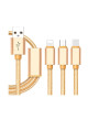 Xcell 3-In-1 USB Data Sync Charging Cable Connector