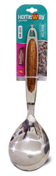 Homeway Stainless Steel Rice Spoon Woodi Design