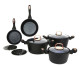 ATT Non-Stick Aluminum Cookware Set Cpccno 9 Pieces
