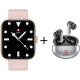Swiss Military ALPS4 Smart Watch Pink RGLDF-PNKSS + Earbuds TWS-VICTOR3 Bundle Offer