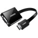 UGREEN Active HDMI to VGA Adapter Converter - Black