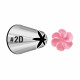 Wilton Drop Flower Large Tip # 2D, Carded