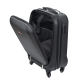 Traveller Front Open 4 Wheel ABS Luggage Bag 20 Inch Black TR-3311