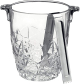 Bormioli Rocco Italy Dedalo Ice Bucket With Tongs