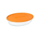 Marinex Individual Oval Baking Pan 1.6L With Plastic Cover