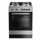 Beko Freestanding Cooker (Gas, 60 cm) FSGT61121DXL