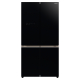 Hitachi 720L French Door Refrigerator, 569L Net Capacity Black, RWB720VK0 GBK
