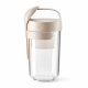 Lekue Organic Jar To Go with Spoon-600 mL