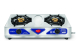 Pigeon Stainless Steel Duo Auto LPG Stove 2 Burner