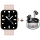 Swiss Military ALPS4 Smart Watch Pink RGLDF-PNKSS + Earbuds TWS-VICTOR3 Bundle Offer