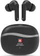 Swiss Military Victor 4 Stereo Earbuds Black ANC-ENC-BLK