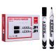 Deli Dry Erase Marker Chisel Tip 2-5mm 12PCS Black #EU00220