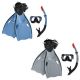 Bestway Hydro-Pro Black Sea Snorkel & Fin Set #25045