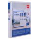 Deli Ring Binder A4-1in 2D White #E5610N