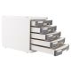Deli File Cabinet 395 x 302 x 325mm Light Grey #E8855