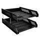 Deli File Tray 268 x 336 x 65mm Black #E9208
