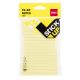 Deli Sticky Notes 76 x 126mm 3 x 5 100 Sheets Yellow #EA00553