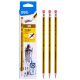 Deli Graphite Pencil HB with eraser 8 x 188mm Yellow #EC004-HB