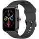 Swiss Military Alps Smart Watch Silicon Strap Black