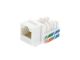 Keystone Jack CAT6 UTP Genuine 90 White