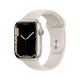 Apple Watch Series 7 GPS + Cellular, 45mm Starlight Aluminum Case with Starlight Sport Band