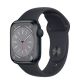 Apple Watch Series 8 GPS + Cellular, 41mm Midnight Aluminum Case with Midnight Sport Band
