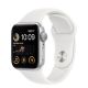 Apple Watch SE GPS, 40mm Silver Aluminum Case with White Sport Band