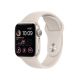 Apple Watch SE GPS, 40mm Starlight Aluminum Case with Starlight Sport Band