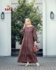 Brown Modern Abaya Gown