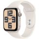 Apple Watch SE GPS + Cellular, 40 mm Starlight Aluminium Case with Starlight Sport Band - S/M, MXGJ3QA/A