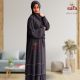 Line Stone Abaya in Chiffon fabric