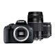 Canon EOS 2000D DSLR Camera Black With 18-55mm IS II Lens + 75-300mm III Lens