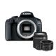 Canon EOS 2000D DSLR Camera Body Black + 18-55mm DCIII Kit + EF 50MM 1.8 STM Lens