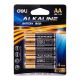 Deli Alkaline Battery AA LR6 4 Black E18501