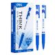 Deli Ballpoint Pen Bullet Tip 0.7mm Blue #EQ25-BL