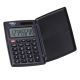 Deli Calculator Plastic-8 Digits Black #E39219