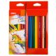 Deli Colored Pencil 12 Colors Assorted #EC00300