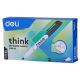 Deli Dry Erase Marker Bullet Tip Black #EU00620