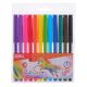 Deli Felt Pen 12 Colors Assorted #EC10003