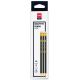 Deli Graphite Pencil HB W-Eraser 12PCS Dark Blue #EU20000