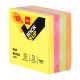 Deli Pad Notes 76 x 76mm, 3 x 3, 4 x 100 Sheets Assorted #EA03003