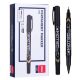 Deli Permanent Marker 12PCS Black #EU10420